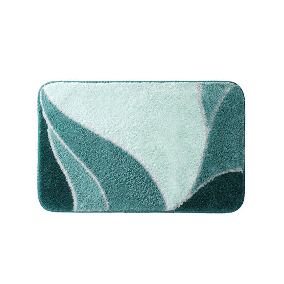 Tapis de bain motif végétal (lagon) Tapis de bain motif végétal (lagon)